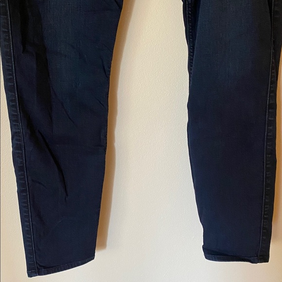 7 For All Mankind Maternity Jeans The Skinny Dark Wash High Waisted Jeans 32 - Picture 5 of 11